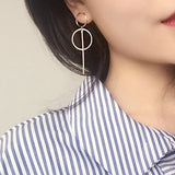 Gold Metal Tassel Earrings – Everyday Gifts — 6