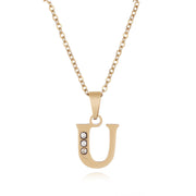 Diamond Necklace With English Letters – Jewelry Gift Ideas — 3