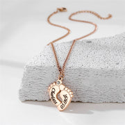Stainless Steel Laser Carved Necklace – Jewelry Gift Ideas — 4