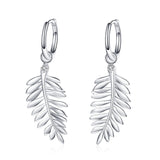 925 Sterling Silver Leaves Moissanite Ear Clips – Stylish Gifts — 9