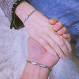 Simple Stainless Steel Mobius Couple Bracelet – Jewelry Gift Ideas — 1