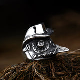Long Beak Doctor Mask Titanium Steel Ring – Special Occasion Gifts — 5