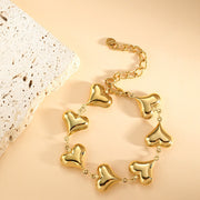 Stainless Steel Heart Bracelet – Jewelry Gift Ideas — 2