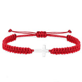 Cross Pendant Hand-woven Adjustable Milan Rope – Jewelry Gift Ideas — 6