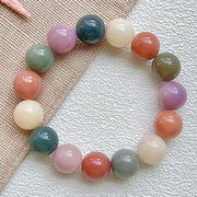 Rare Large Size White Jade Bodhi Root Bracelet – Jewelry Gift Ideas — 6