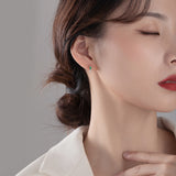 Hot Sell Women's Emerald Hoop Stud Earrings – Gifts for Her — 6