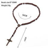 8X10mm Wooden Beads Handmade Thread Woven – Jewelry Gift Ideas — 5