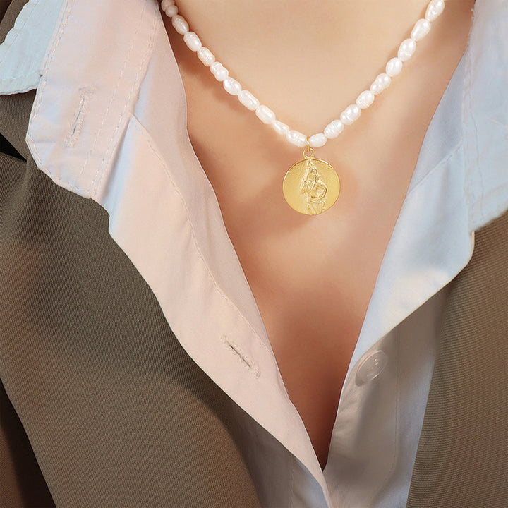 Freshwater Pearl Necklace With Neutral Style – Jewelry Gift Ideas — 1