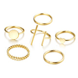 Creative Alloy Love Ring 6piece Set – Gifts for Couples — 2