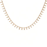 Embossed Copper Chain Collarbone Necklace Cool – Jewelry Gift Ideas — 4