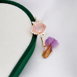 Strawberry Crystal Ring Fashion Niche – Stylish Gifts — 3