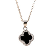 Silver Four-leaf Clover Necklace Pendant Women's – Jewelry Gift Ideas — 6
