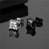 Titanium Steel Cast Zircon Stud Stainless Steel – Stylish Gifts — 4