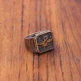 Retro Inlaid Teaching Men's Fashion Retro Ring – Stylish Gifts — 13