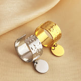 Stainless Steel Ring Personality Stylish Opening Women – Gifts for Her — 2