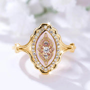 Japanese Sweet Cutout Lace Rhinestone-encrusted Ring – Useful Gifts — 1