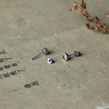 Sterling Silver Round Diamond Stud Earrings – Surprise Gifts — 2