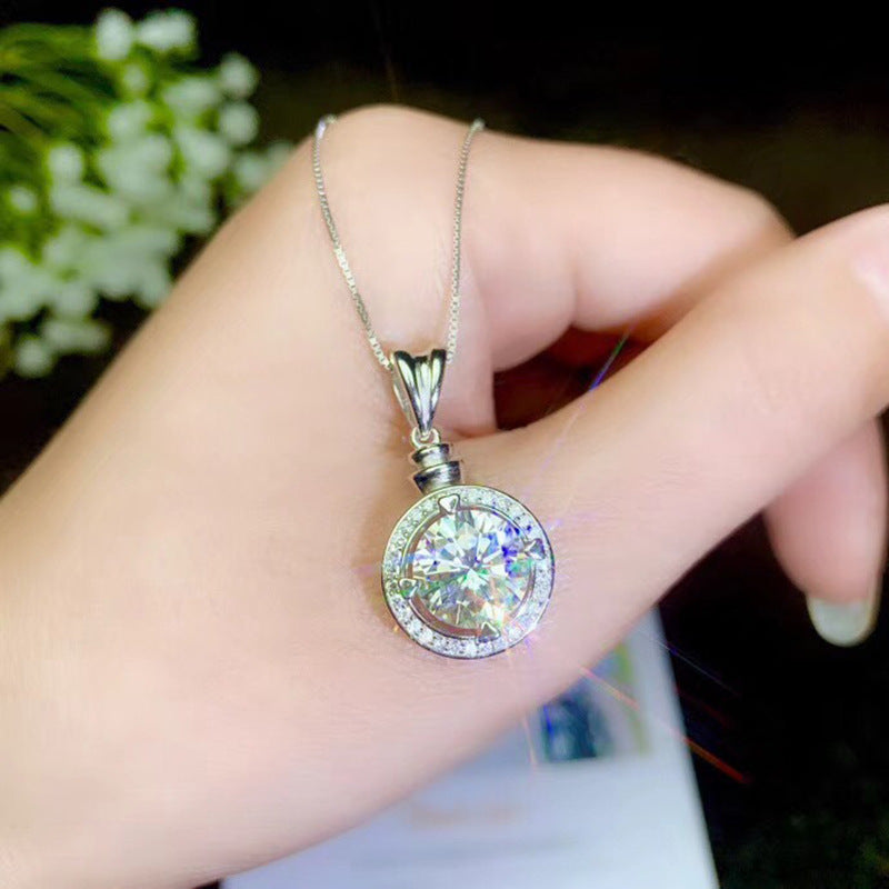 Women's White Gold Collarbone Chain Diamond – Jewelry Gift Ideas — 1
