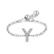 Letter Chain Ring Female Fashion Niche Design Love – Stylish Gifts — 3