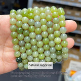 Female Single Circle Ball Natural Stone Bracelet – Jewelry Gift Ideas — 2