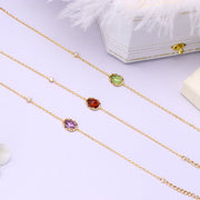 Sterling Silver Simple Crystal Power Stone – Jewelry Gift Ideas — 1