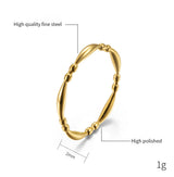 Ladies Ring Stackable Korean Style Rose Gold – Stylish Gifts — 7
