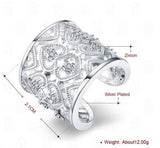 Fashion Silver Openwork Pattern Ring – Stylish Gifts — 3