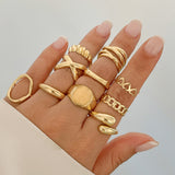 Niche Fashion Design Geometric Ring – Stylish Gifts — 12