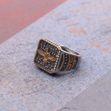 Retro Inlaid Teaching Men's Fashion Retro Ring – Stylish Gifts — 8