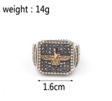 Retro Inlaid Teaching Men's Fashion Retro Ring – Stylish Gifts — 5