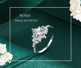 S925 Sterling Silver Light Luxury Zircon Ring – Useful Gifts — 2