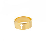18k Gold Plated Stainless Steel Ring – Unique Gift Ideas — 15