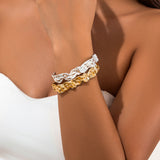 Liquid Irregular Lava Fold Open Bracelet – Jewelry Gift Ideas — 1