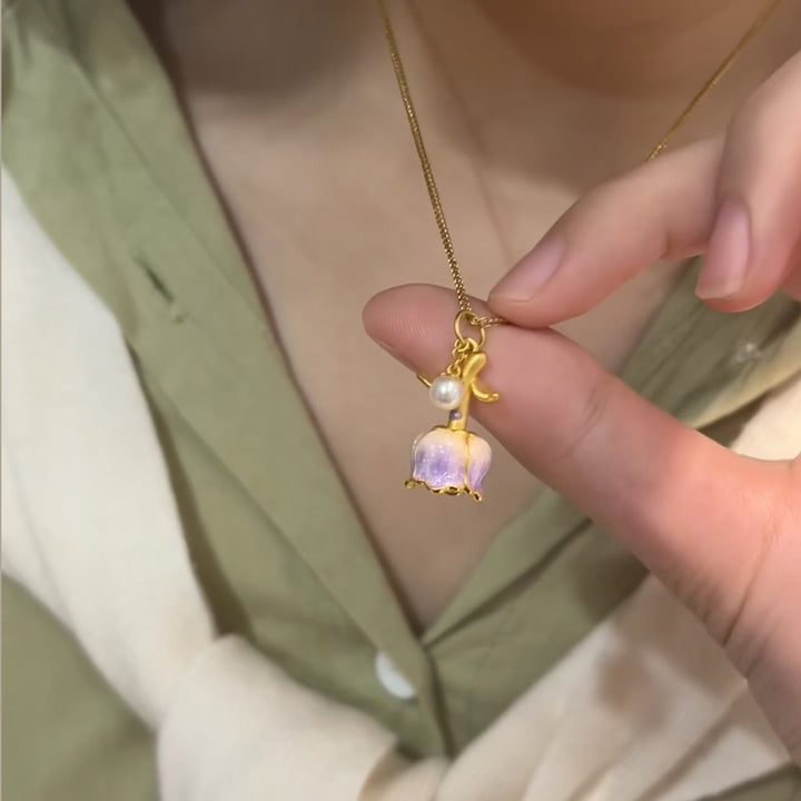 Gradient Rose Necklace Yellow Gold – Jewelry Gift Ideas — 1