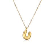 Copper Plated Gold 26 English Letters Pendant – Jewelry Gift Ideas — 14