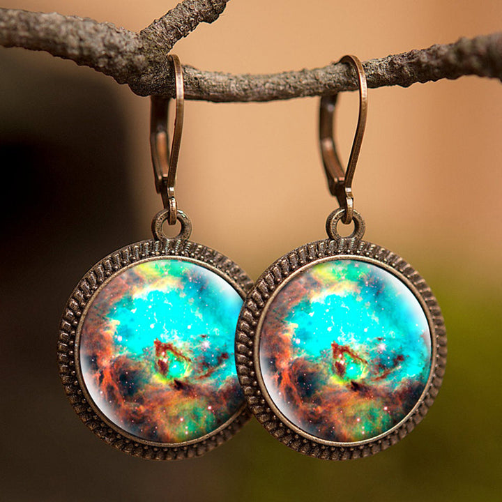 French Time Stone Star Maple Earrings – Stylish Gifts — 1