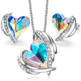 Angel Necklace Ear Stud Jewelry Suit Simple – Jewelry Gift Ideas — 3