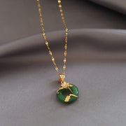 Japanese And Korean Lotus Leaves Lovers Necklace – Jewelry Gift Ideas — 6