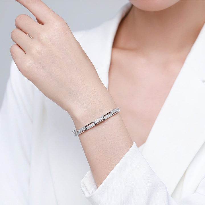 S925 Sterling Silver Bracelet For Women Japanese – Stylish Gifts — 1
