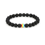 Rainbow Bead Bracelet Pride Natural Stone Strand – Jewelry Gift Ideas — 13
