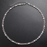 Colorful Crystals Bracelet Necklace For Women – Jewelry Gift Ideas — 11