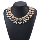Alloy Exaggerated Pearl Tassel Necklace – Jewelry Gift Ideas — 1