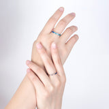 Qin Se He Couple Rings A Pair Of Sterling Silver – Gifts for Couples — 2