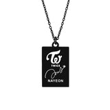 KPOP TWICE Member Signature Stainless Steel – Jewelry Gift Ideas — 3
