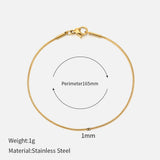 Women's Titanium Steel Snake Bone Chain Bracelet – Jewelry Gift Ideas — 3