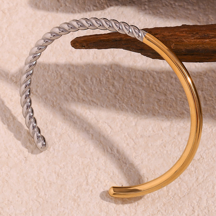 Glossy Twist Color Matching Bracelet – Jewelry Gift Ideas — 1