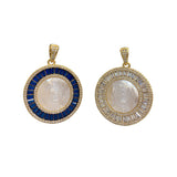 Round Lady Guadalupe Necklace Pendant – Jewelry Gift Ideas — 3