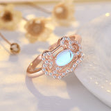 Fashion Moonstone Korean Style Women's Ring – Stylish Gifts — 3