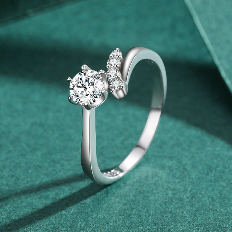 S925 Sterling Silver Niche Design Ring Women – Gifts for Her — 1