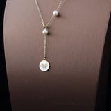 Freshwater Pearl Pendant Necklace S925 Imprint – Jewelry Gift Ideas — 1